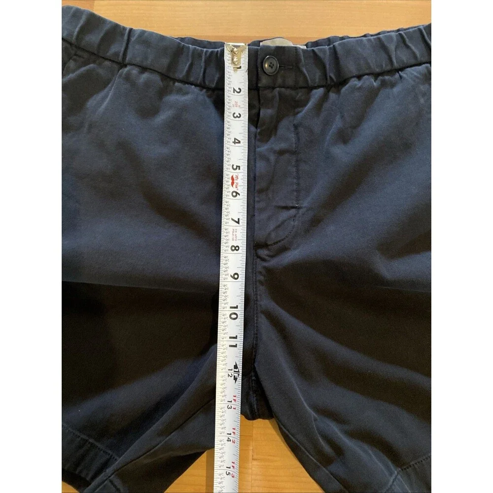 Everlane Mens Size XL The Pull-On Performance Chino Shorts Slim Stretch Black‎